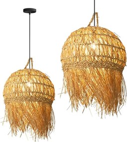 Toolight Toolight, závesné svietidlo 1xE27 APP1251-1CP, prírodná, OSW-40120