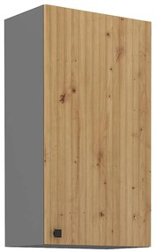 Kuchynská skrinka AVA dub artisan/antracitová 50g-90 1f