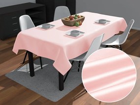 Biante Saténový obdĺžnikový obrus polyesterový Satén LUX-L058 Lastúrovo ružový 120x160 cm
