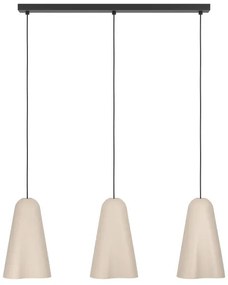 Eglo 390364 - Luster na lanku TOLLERIC 3xE27/40W/230V béžová