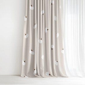 Goldea bavlnený záves - tekvice na krémovom 220x150 cm