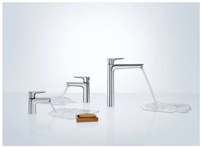 Hansgrohe Talis E, umývadlová batéria 80 s odtokovou súpravou Push-Open, s výpusťou Push-Open, chrómová, HAN-71701000