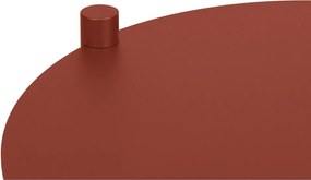 Oceľový okrúhly odkladací stolík 41x40 cm Ande – noo.ma