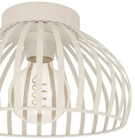 Eglo 901746 - Stropné svietidlo MOGANO 1xE27/40W/230V pr. 28 cm krémová