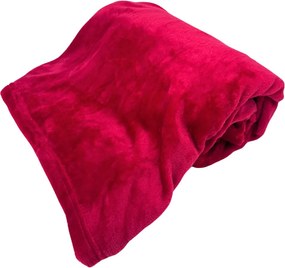 Home Elements Mikroflanelová deka, červená