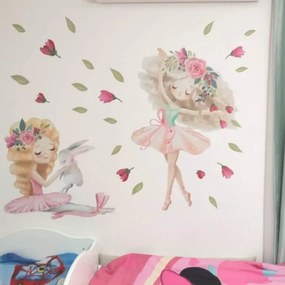 Nálepky na stenu - Baletky