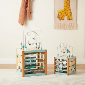 Bieco - Motorická kocka s labyrintom XXL - lesné zvieratká