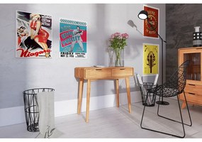 Toaletný stolík z bukového dreva 90x40 cm Greg - The Beds