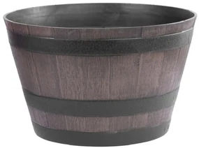 Kvetináč Woodeff 52x32 cm 256940, patina bronzová, efekt dreva (52 x 32)