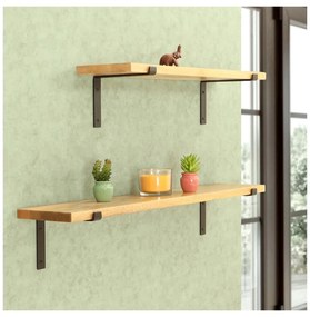 Polica na stenu s konzolou Lena 150 cm MANGO