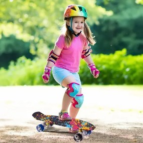 Svietiaci skateboard LED RGB KOLIESKA