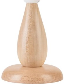 Stolná lampa PERA 1xE27/60W/230V béžová/buk