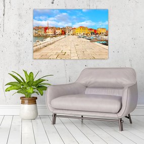 Obraz - Staré istrijské mesto v Poreči, Chorvátsko (90x60 cm)