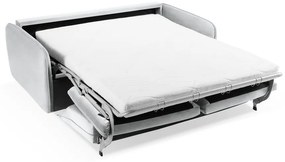 Svetlosivá zamatová rozkladacia pohovka 214 cm Vienna – Cosmopolitan Design