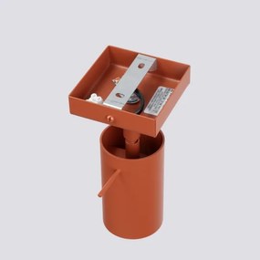 Sollux SL.1506 - Nástenné bodové svietidlo RING 1xGU10/10W/230V červená