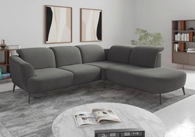 XXXLutz ROHOVÁ SEDAČKA, textil, bahenná hnedá Sit & More - Sedačky - 00014401852M