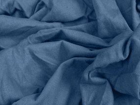 Jersey plachta s lycrou tmavomodrá 180 x 200 cm