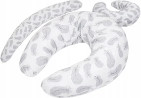 Dojčiaci vankúš BABYMAM PREMIUM - Pierka s bielou