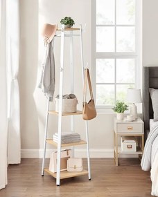 Vešiakový stojan s policami LCR080W09