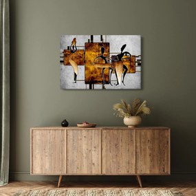 Obraz - Motívy Africkej kultúry (90x60 cm)