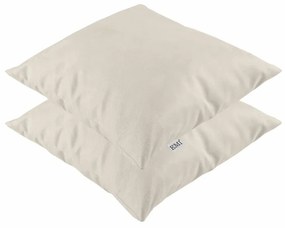 Vankúš krémový semiš EMI, Vankúš 45x45 cm
