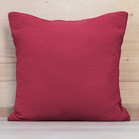 Biante Mušelínová obliečka na vankúš MSN-042 Malinovo červená 30 x 50 cm