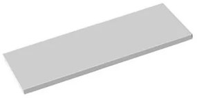 Police pre skrine so žalúziovými dverami, 1200 x 450 mm, sivá