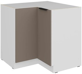 Kuchynská skrinka Aria-Ta/Wh Anti Fingerprint 90x90 Dn 2f Bb