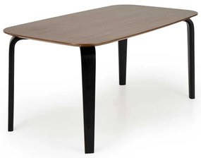 Jedálenský stôl Mando, orech / čierna