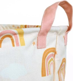 Úložný kôš na hračky dúha o 40 cm