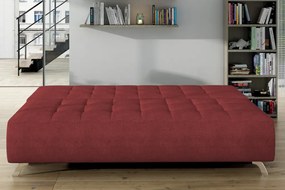 Rozkladacia pohovka Oslo, červená látka