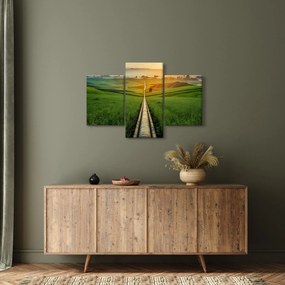 Obraz - Východ slnka nad údolím (90x60 cm)