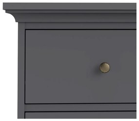 Sivá nízka komoda 96x87 cm Paris – Tvilum