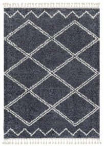 Kusový koberec Shaggy Asil šedý 240x330cm