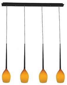 Azzardo AZ1227 - Luster na lanku IZZA 4xE14/40W/230V