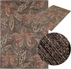 Koberec FENER Floral hnedý