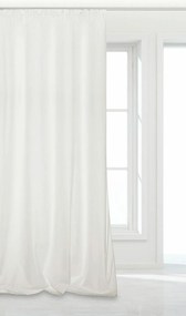 Velúrový záves SOFT VELVET biely na riasiacu pásku Rozmer: 140x300 cm