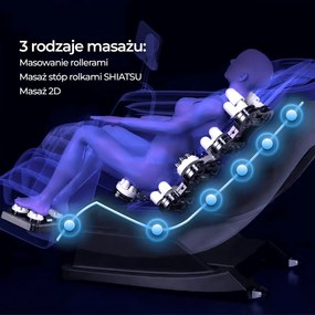 Masážne kreslo Visita Max (čierna) . Akcia -20%. Vlastná spoľahlivá doprava až k Vám domov. 1119182