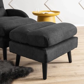 PROXIMA.store - Sklápacie kreslo HENRY FARBA: čierna