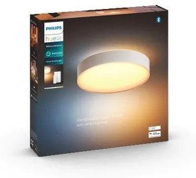 PHILIPS HUE Prisadené stropné LED inteligentné osvetlenie HUE DEVERE s vypínačom, 19,2 W, teplá biela-studená bi