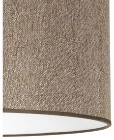 Duolla - Luster na lanku ROLLER ECO RECYCLING 1xE27/15W/230V pr. 45 cm hnedá