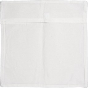 Režná bavlnená obliečka na vankúš s kvetmi - 50*50 cm