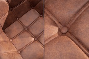 Stolička Dutch Courturier starožitná hnedá