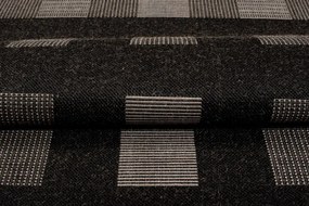 Koberec Floorlux 20203 strieborný / čierny