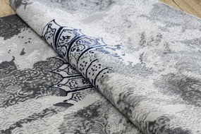 Koberec ALLURE 5715 svetlosivý / granátový