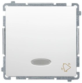 B BMD1L.01/11 Tlačidlo na zvonček podsvietené biele