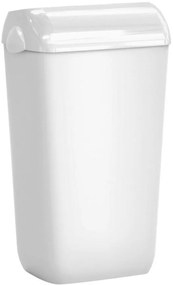 MARPLAST MARPLAST, COLORED nástenný odpadkový kôš s vekom 23l, ABS, biela, A74201-1