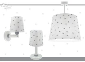 Dalber 82212B - Detský luster STAR LIGHT 1xE27/60W/230V biela