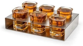 Leopold Vienna poháre na panáky s táckou 50 ml 6 ks