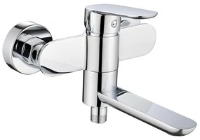 Mereo Mereo, Vaňová nástenná batéria so sklopným ramienkom, Viana, bez príslušenstva, 150 mm, chróm, MER-CBE90203